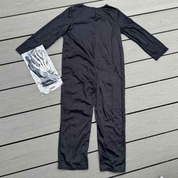 Kids Size 5-6 Years Skeleton Glow-in-The-Dark Costumes with Gloves - Picture 5 of 5